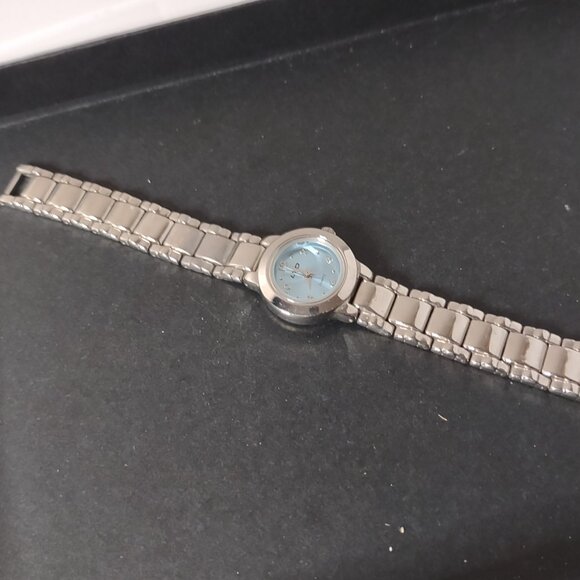 Silver Tone LTD Watch With Blue Dial - Picture 11 of 14